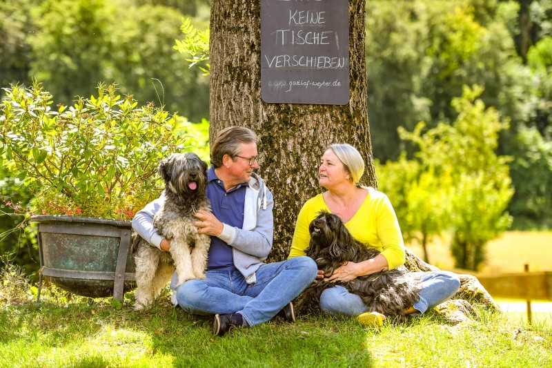 Michael und Beate bei Weyher im Haxtergrund, einem ihrer Lieblingsplätze