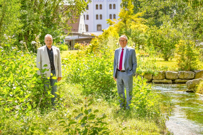 Bürgermeister Dreier und sein erster Stellvertreter Dietrich Honervogt